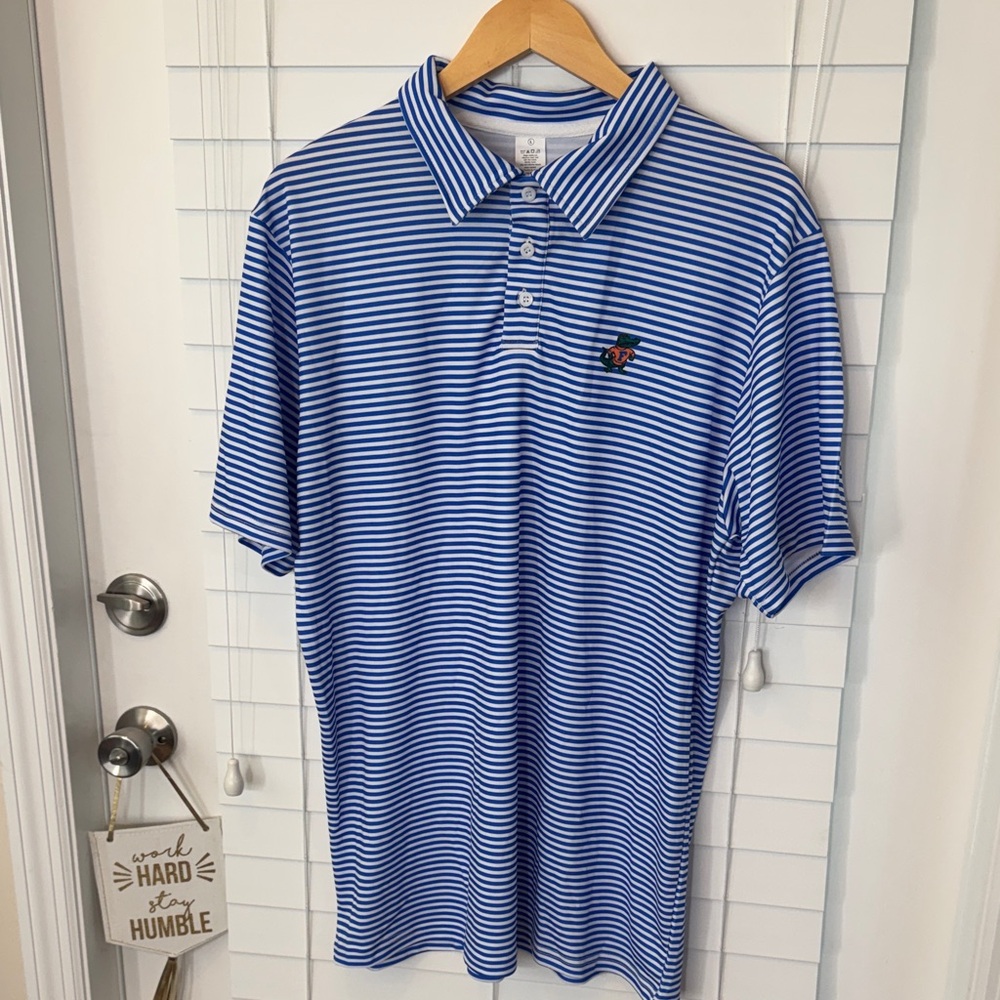 FLORIDA 🐊 Striped Polo Shirt